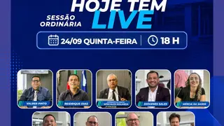 Câmara de Serra Branca anuncia sessão para 24/09, às 18:00h