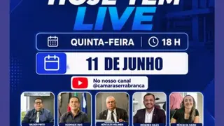 HOJE TEM SESSÃO ORDINÁRIA!