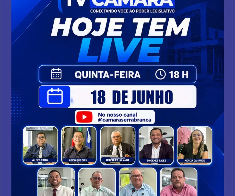 Câmara de Serra Branca realiza Sessão Ordinária nesta quinta-feira