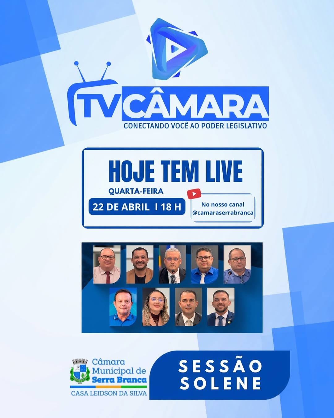 Hoje tem um encontro importante com você! 💙